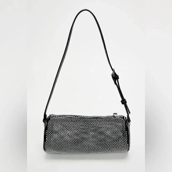 ZARA SHIMMERY DUFFEL BAG - Picture 6 of 10